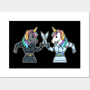 Chessicorn Funny Chess Gift Posters and Art